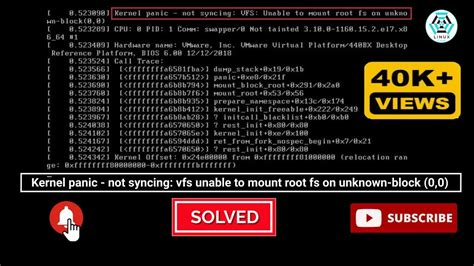 30 มี. . Ubuntu kernel panic not syncing vfs unable to mount root fs
